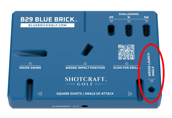 Wedge launch angle guide